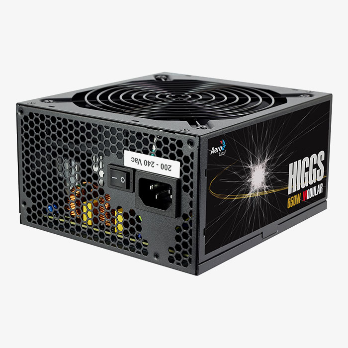 AeroCool HIGGS 650W bloc d’alimentation semi-modulaire silencieux