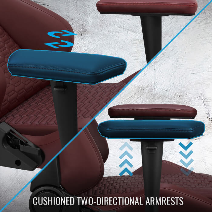 AeroCool ROYAL Leatherette chaise gaming cuir noir