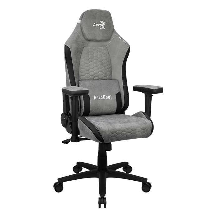 AeroCool CROWN AeroSuede fauteuil gaming tissu noir