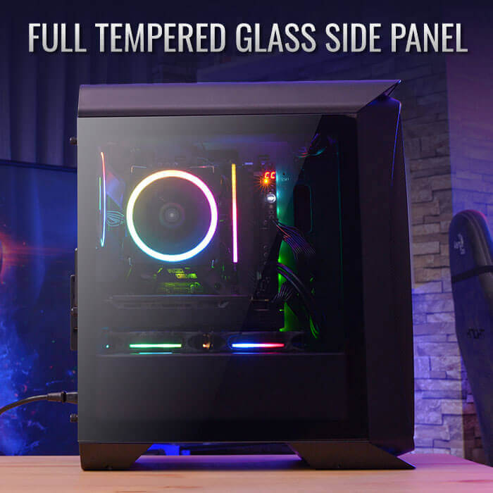 AeroCool Aero One Mini Eclipse boîtier PC ARGB verre