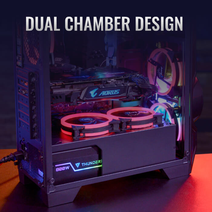 AeroCool AeroEngine RGB boîtier PC moyen tour vitré