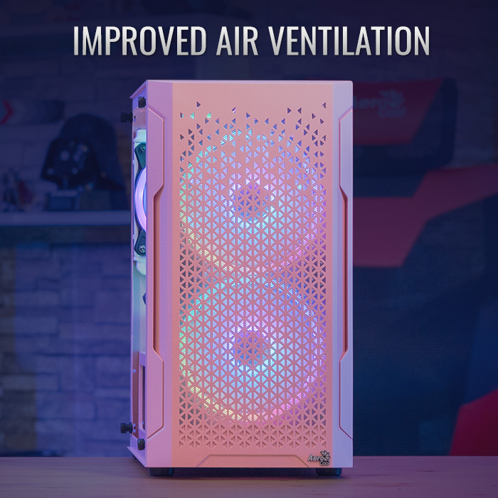 AeroCool Trinity Mini Pink boîtier PC mini-tour rose