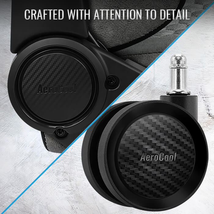 AeroCool Crown Plus chaise gaming AeroSuede noire