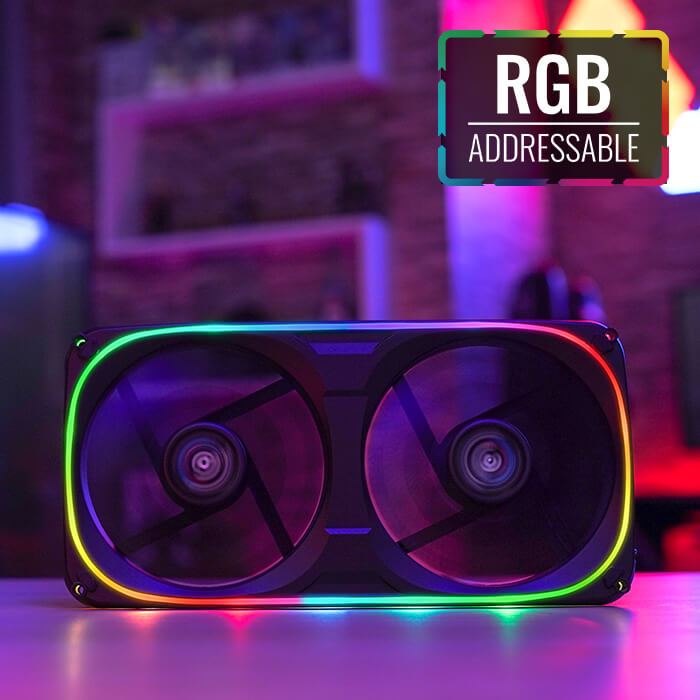 AeroCool Astro 24 ventilateur PC 24 cm ARGB