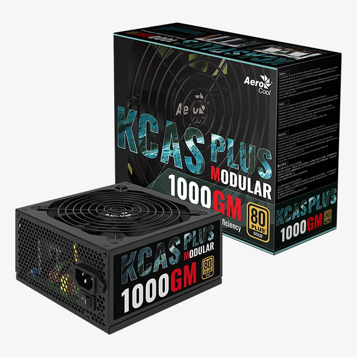 AeroCool KCAS Plus 1000GM alimentation PC 1000W modulaire Gold