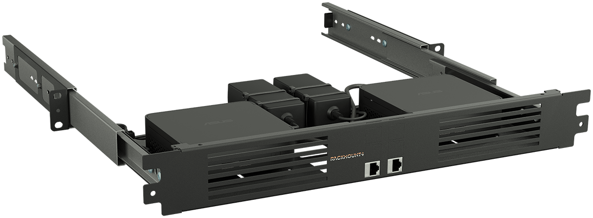 RACKMOUNT.it NUC RM-NUC-T2 kit rack 19 pouces double universel