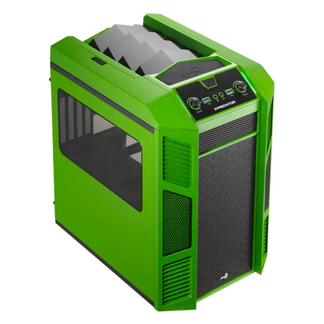 AeroCool Xpredator Cube boîtier PC vert