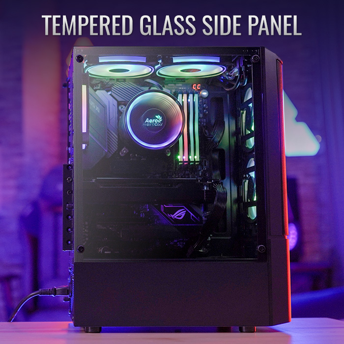 AeroCool Quantum Mesh boîtier PC moyen tour mesh noir