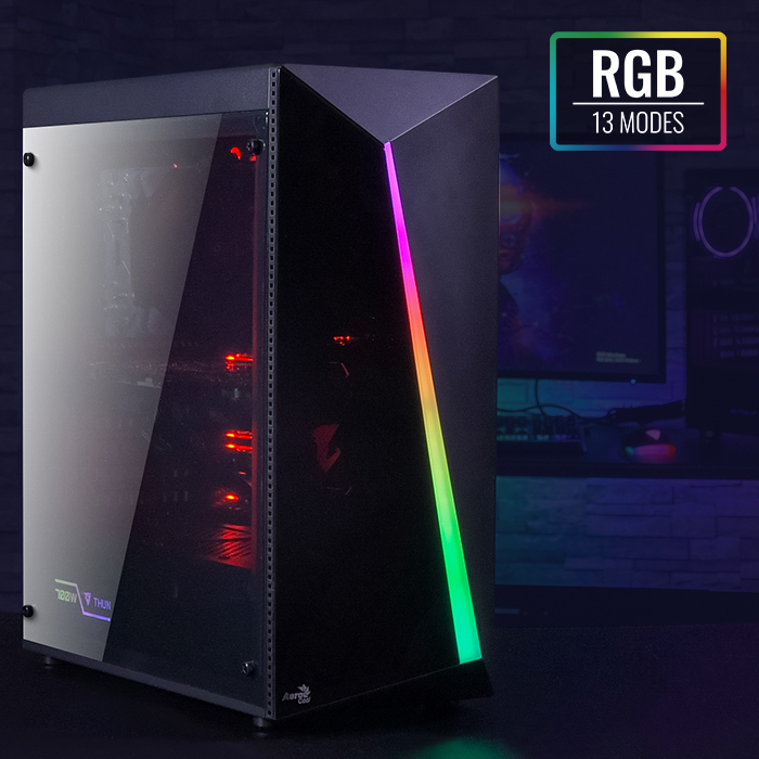 AeroCool Shard Tempered Glass boîtier PC RGB