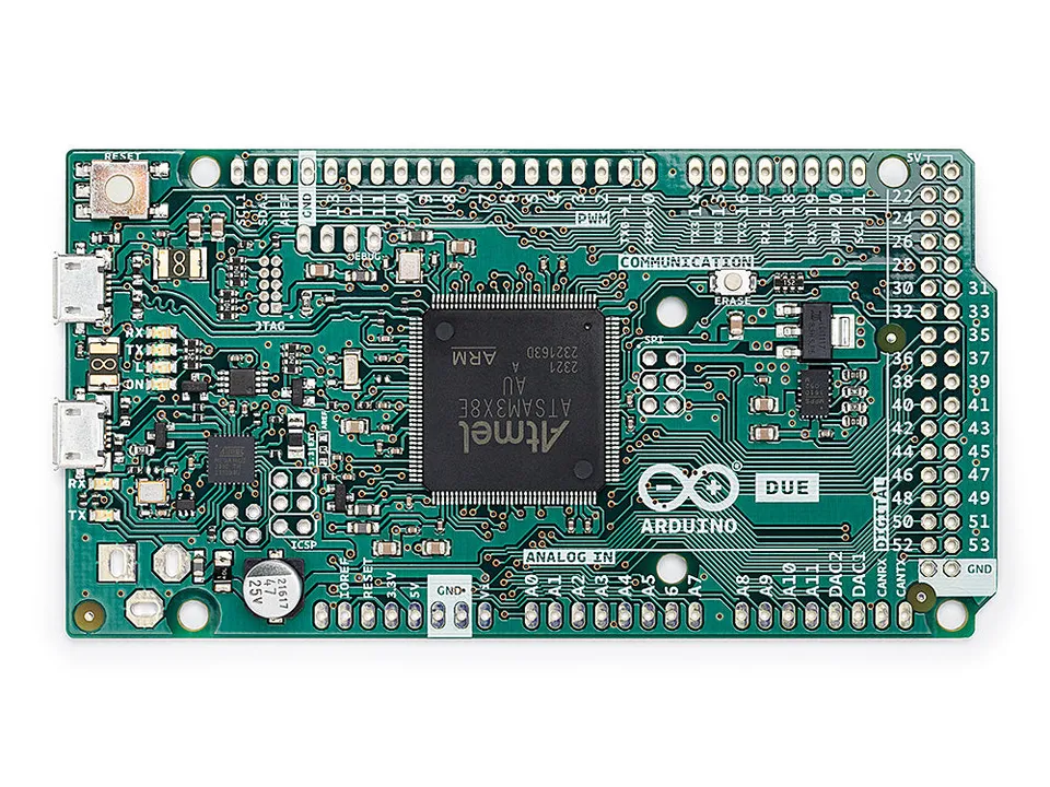 Arduino Due carte microcontrôleur ARM 32 bits sans headers