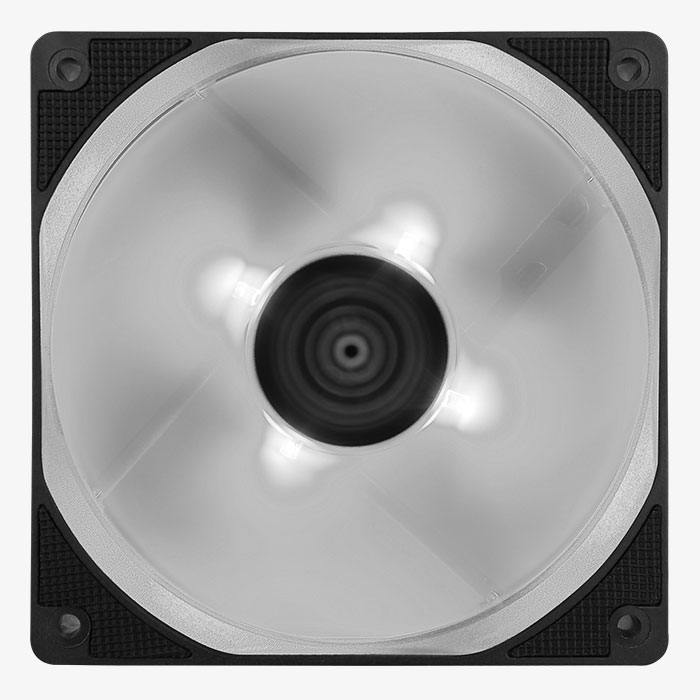 AeroCool Motion 12 Plus White ventilateur 120mm LED blanche