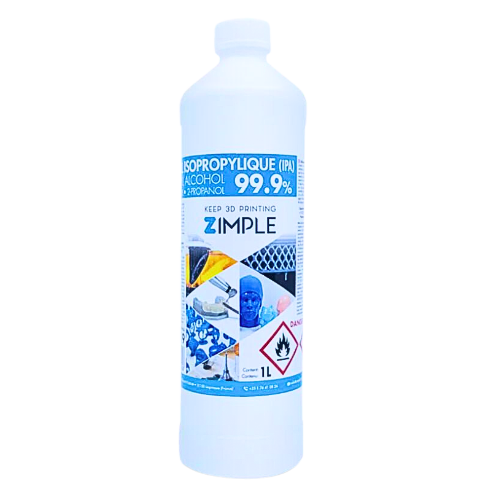 Zimple Alcool Isopropylique IPA 99,99% 1L nettoyant