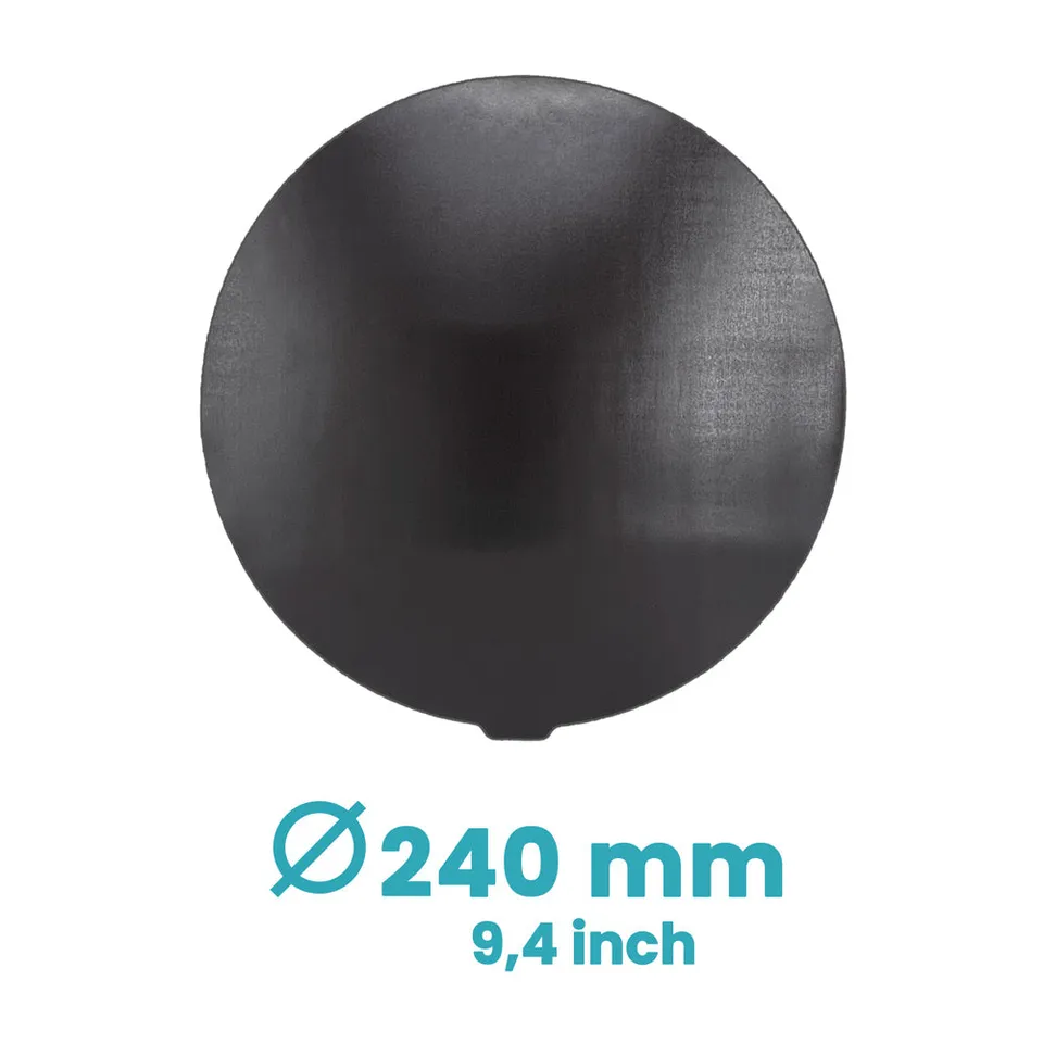 Ziflex Base Magnétique plaque impression ronde 240 mm Kossel