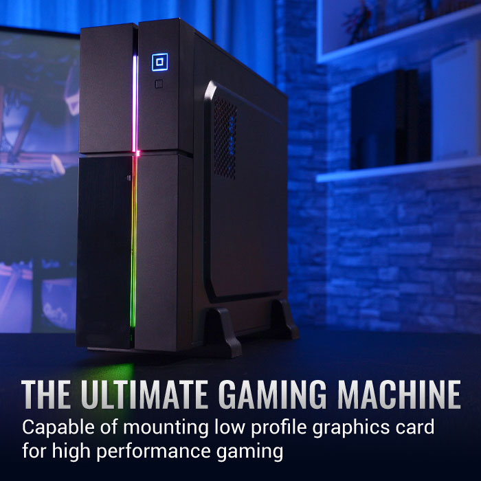 AeroCool Playa Slim boitier PC slim tour RGB vertical