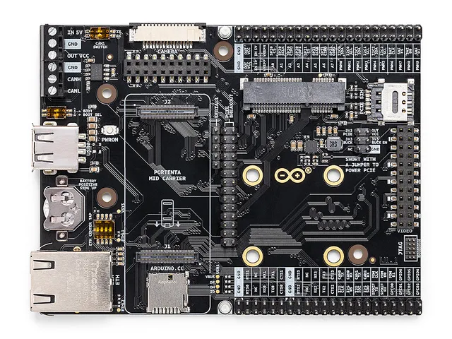 Arduino Boards Portenta Mid Carrier carte prototypage