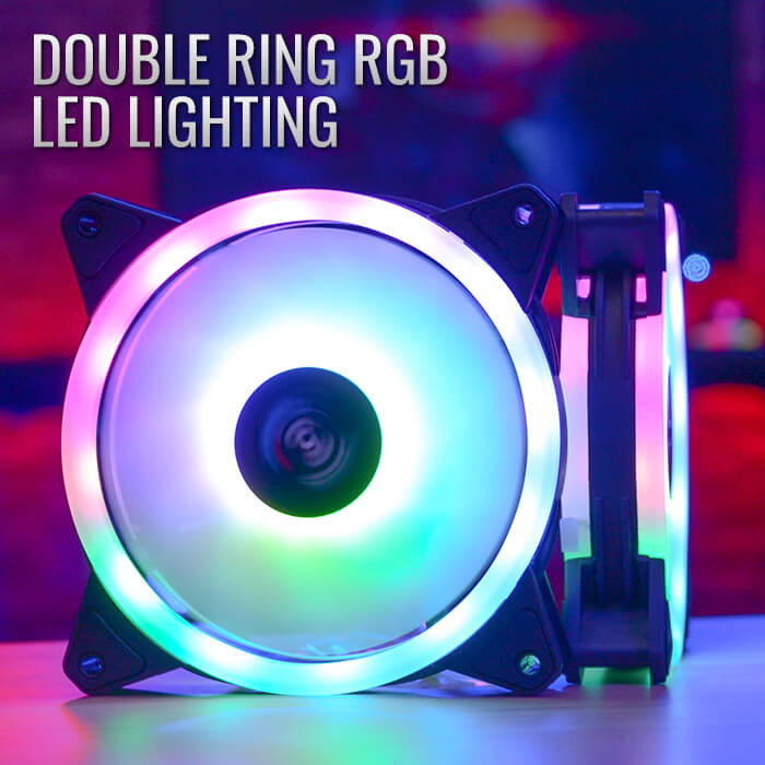 AeroCool Duo 12 ventilateur PC 120mm ARGB