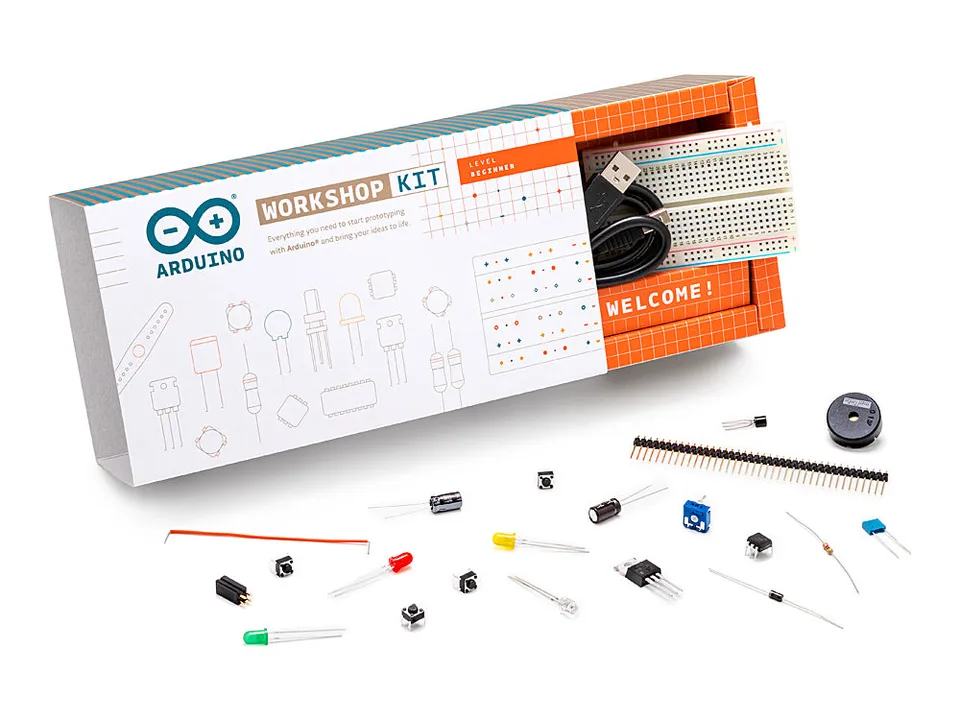 Arduino Workshop Kit coffret prototypage breadboard