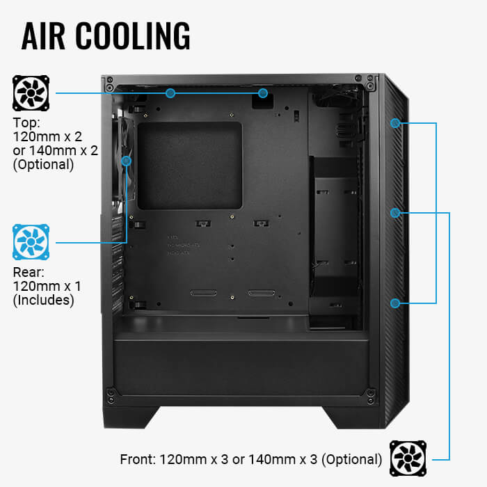 AeroCool Cylon Pro boîtier PC verre trempé RGB