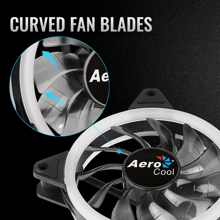 AeroCool Rev RGB ventilateur PC 120mm LED