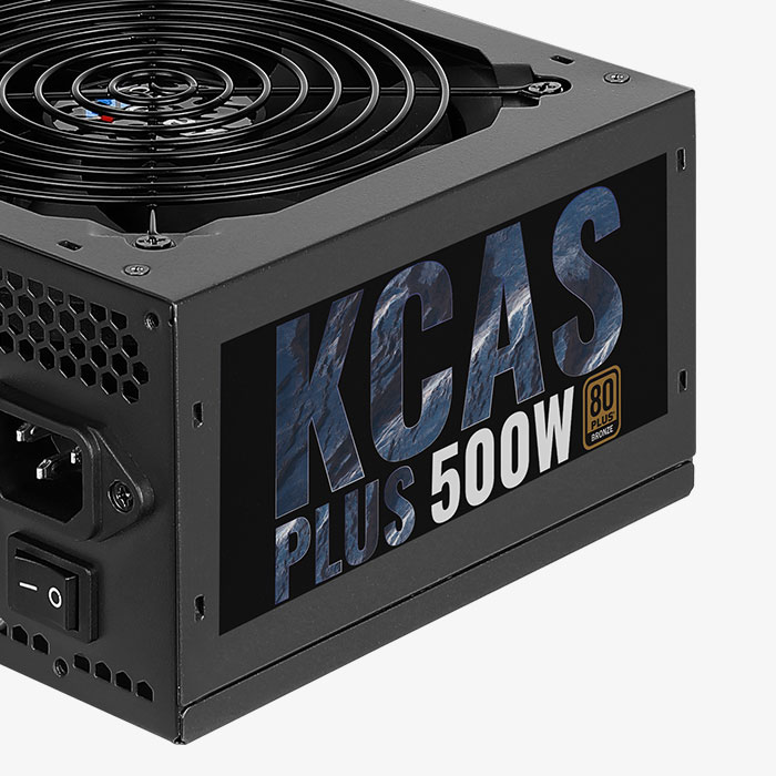 AeroCool KCAS Plus 500W alimentation PC Bronze 80 Plus