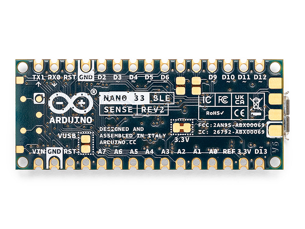 Arduino Nano 33 BLE Sense Rev2 carte développement IA Bluetooth