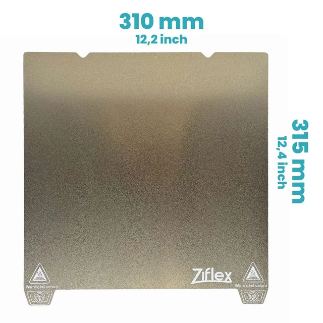 Zimple Ziflex Upper Surface PEI 310x315 mm Creality K1 Max