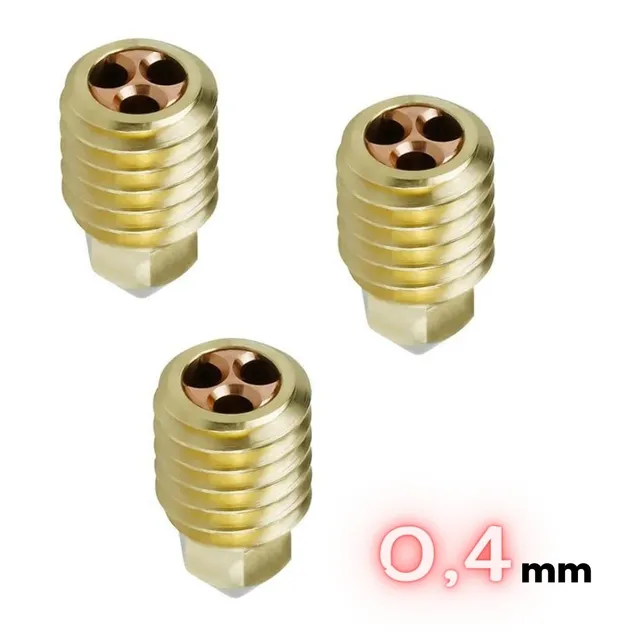 Zimple Buse laiton 0,4 mm Bambu Lab P1 X1 lot 3