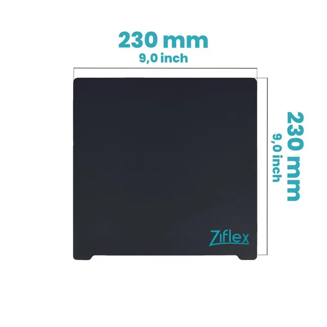 Zimple Ziflex Upper Surface Ultimate 230x230 mm Haute Température