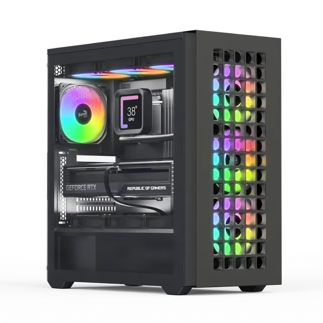 AeroCool D502A boitier PC moyen tour ATX gamer
