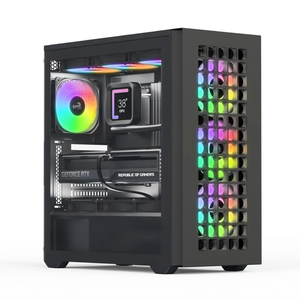 AeroCool D502A boitier PC moyen tour ATX gamer