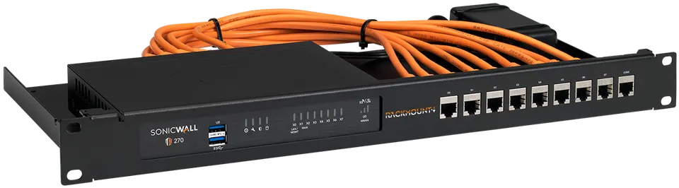 RACKMOUNT.it SonicWall Industrial RM-SW-T11I kit rack 19" TZ270 370 470 blindé