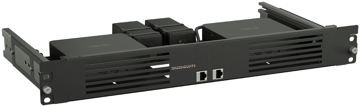 RACKMOUNT.it NUC RM-NUC-T2 kit rack 19 pouces double universel