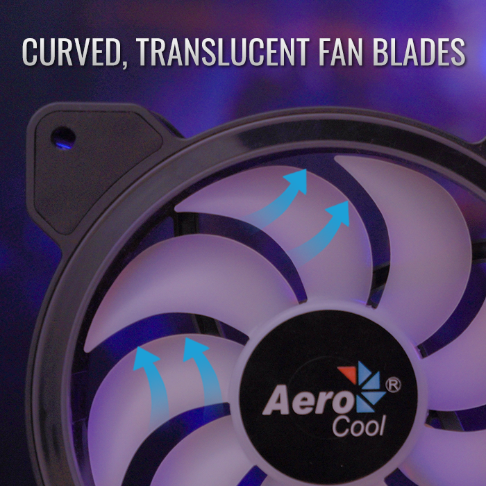 AeroCool Saturn 12F ARGB Pro Ventilateur 120mm ARGB