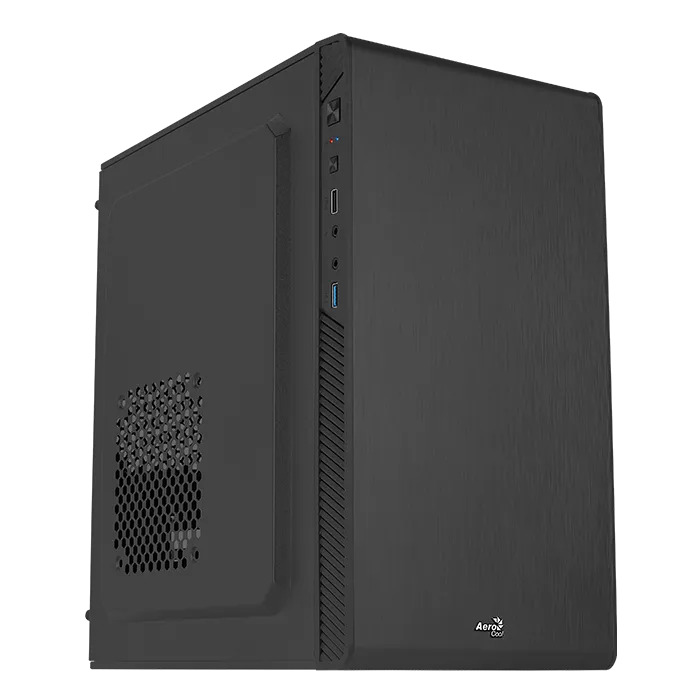 AeroCool CS-106 boîtier PC moyen tour noir