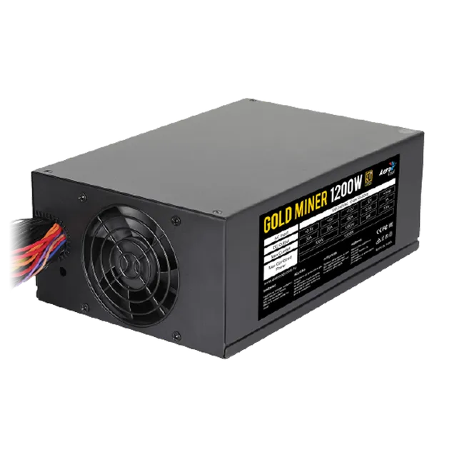 AeroCool Gold Miner 1200W alimentation mining 24/7