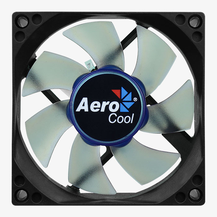 AeroCool Motion 8 Blue-3P ventilateur 8cm LED bleue