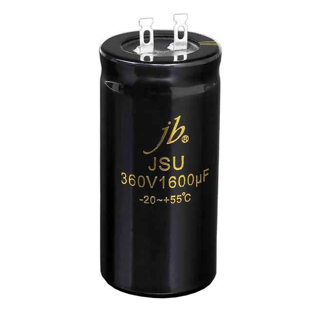 JB Capacitors JSU condensateur aluminium flash à cosses compact