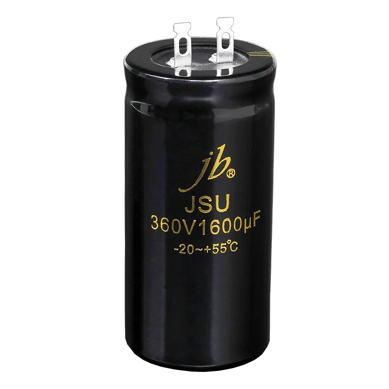 JB Capacitors JSU condensateur aluminium flash à cosses compact
