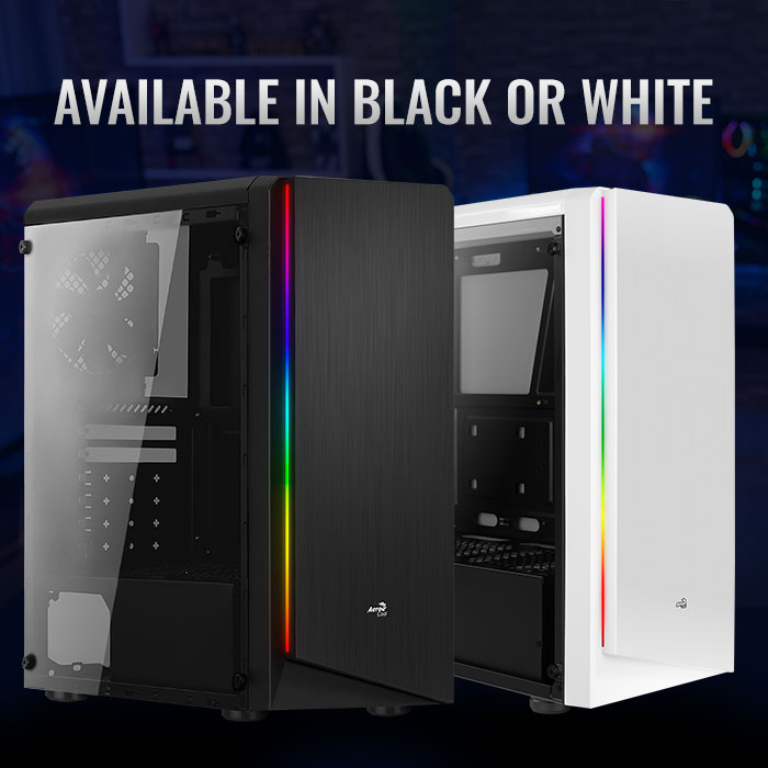 AeroCool Rift boîtier PC moyen tour RGB vitre acrylique