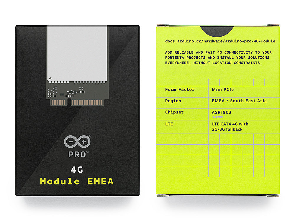 Arduino Pro 4G Module EMEA mini PCIe Portenta
