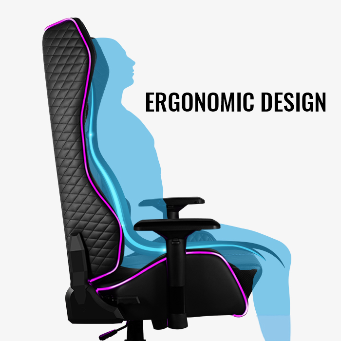 AeroCool P7-GC1 AIR RGB fauteuil gamer LED respirant