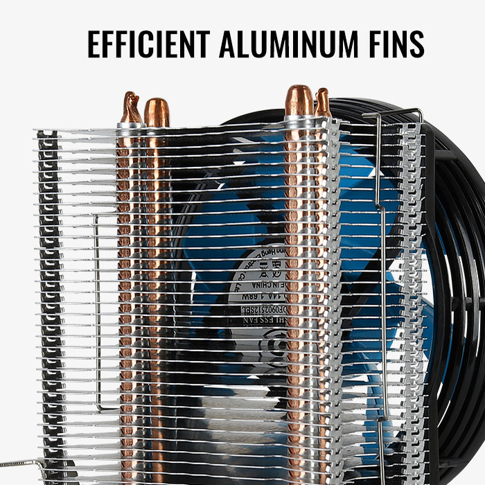 AeroCool Verkho 2 ventirad CPU 90 mm PWM 2 heatpipes