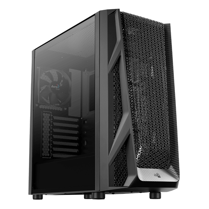AeroCool AirHawk Boîtier PC Moyen Tour Verre Trempé Mesh