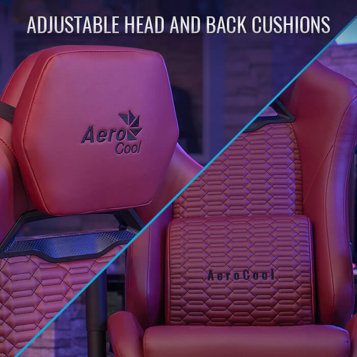AeroCool ROYAL Leatherette chaise gaming cuir noir