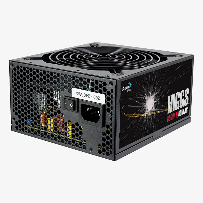 AeroCool HIGGS alimentation PC 850W semi-modulaire silencieuse