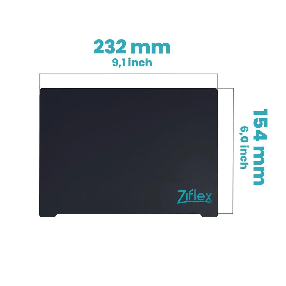 Ziflex Upper Surface Ultimate High Temp plaque 232x154 mm