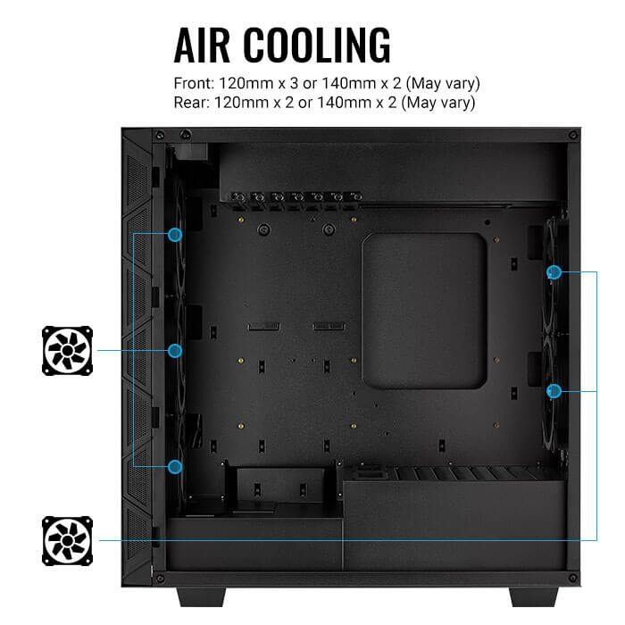 AeroCool Flo ventilateur boîtier PC 120mm