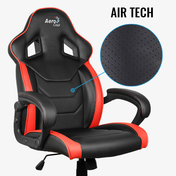 AeroCool AC60C Air chaise gaming noir baquet ergonomique