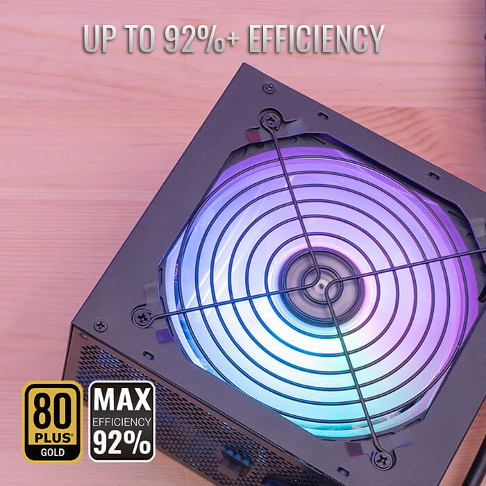 AeroCool KCAS Plus Gold 650W Alimentation PC 80 Plus Gold