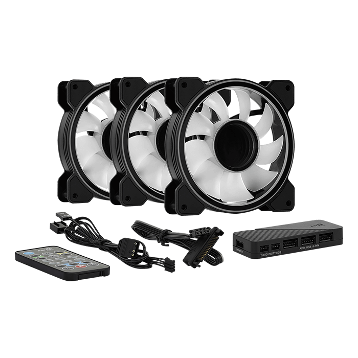 AeroCool Mirage 12 ARGB Pro ventilateur PC 120mm